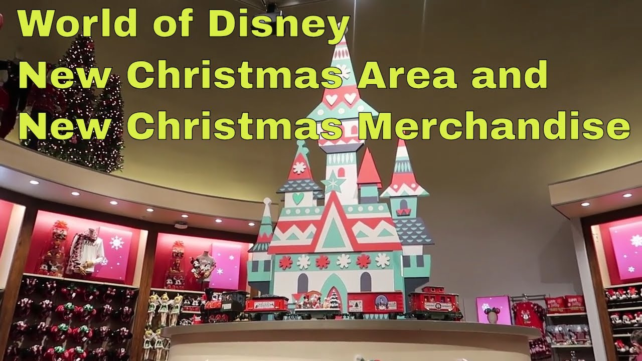 World of Disney - New Christmas Area & New Christmas Merchandise - Disney Springs