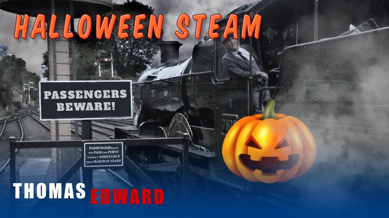 Жутковатое приключение в Steam! Хэллоуин на железной дороге долины Северн 🚂🎃