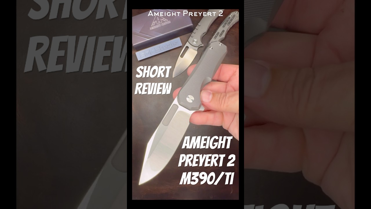 Ameight Preyert 2 M390/Titanium #edc #edcknife #edcgear #tools #blade #titanium