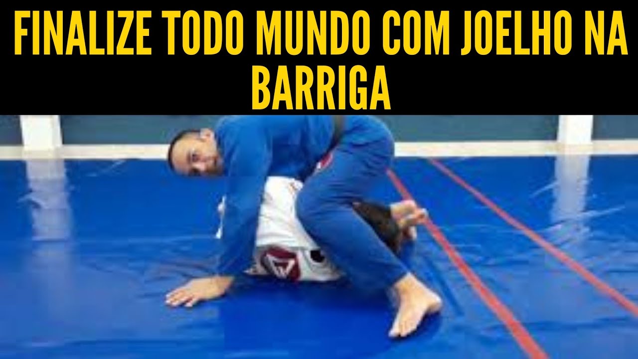 FINALIZAÇÃO COM JOELHO NA BARRIGA I ESTRANGULAMENTO I JIU-JITSU