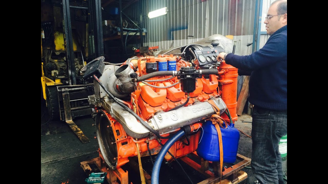 MOTOR MARINO DSI 14 74 V8 SCANIA 550 HP
