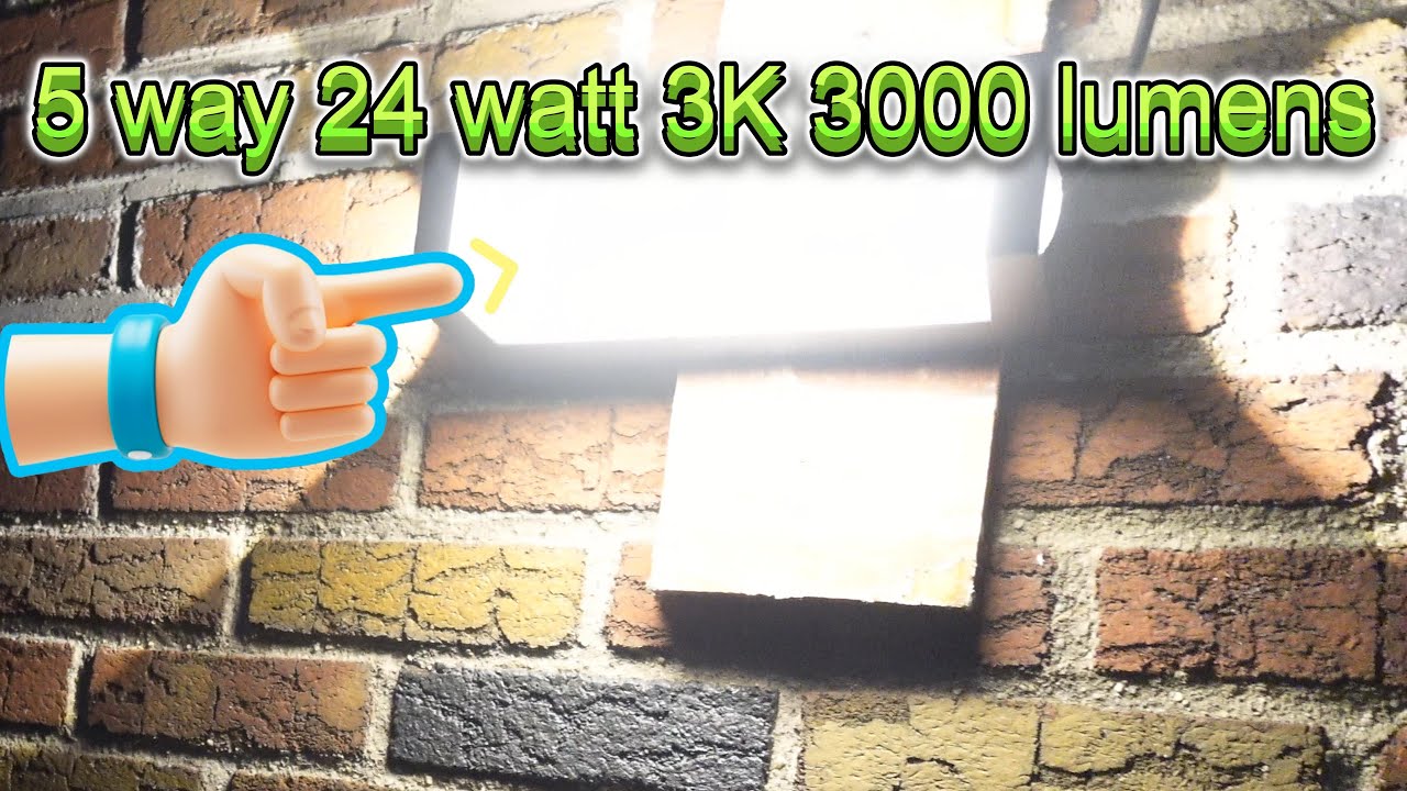 24W Outdoor Wall Light Fixtures, Exterior IP65 Waterproof LED Lantern, Black Porch Lights, 3000LM