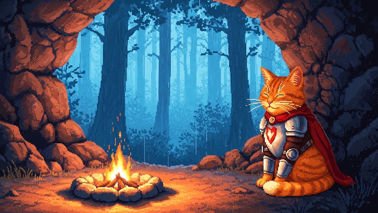 Medieval Ambient Music for Sleep — Hidden Cave Camp | 3 Hours