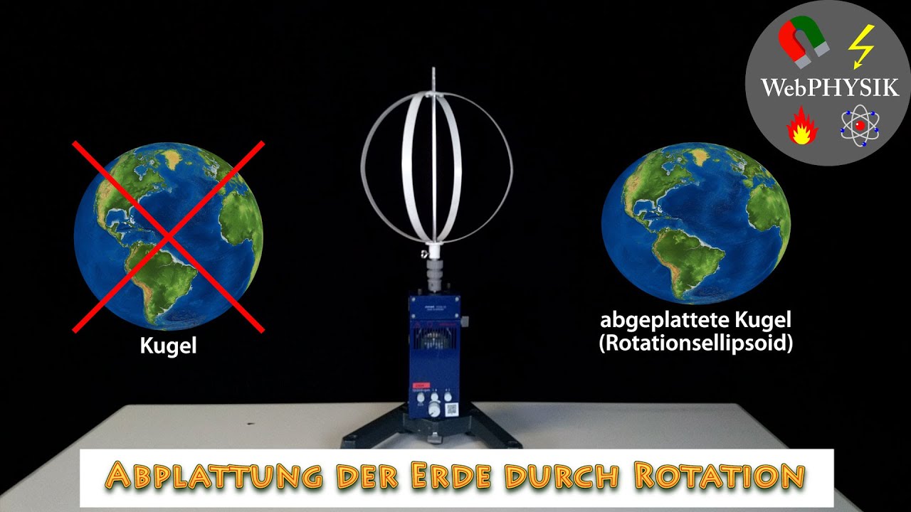 Warum ist die Erde keine Kugel, sondern abgeplattet?
