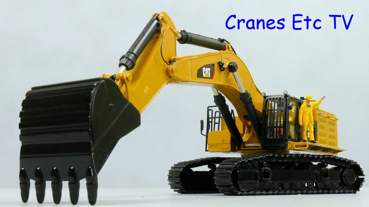 Гидравлический экскаватор Diecast Masters Caterpillar 390F L от Cranes Etc TV