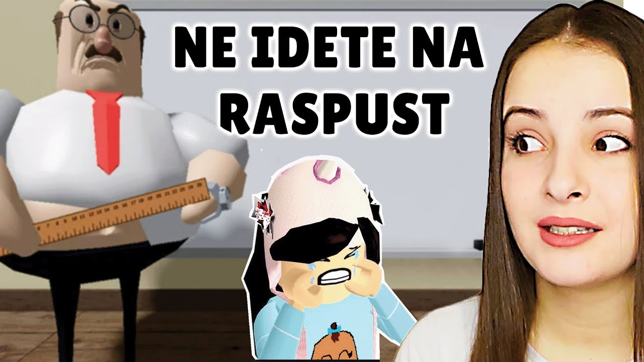 LUDI PROFESOR NAM NE DA DA IDEMO NA RASPUST - Roblox