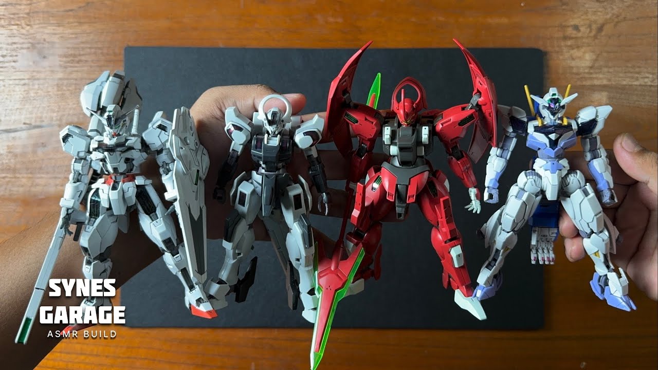 My Collections Gundam The Witch From Mercury 2024 | ASMR BUILD | High Grade Bandai