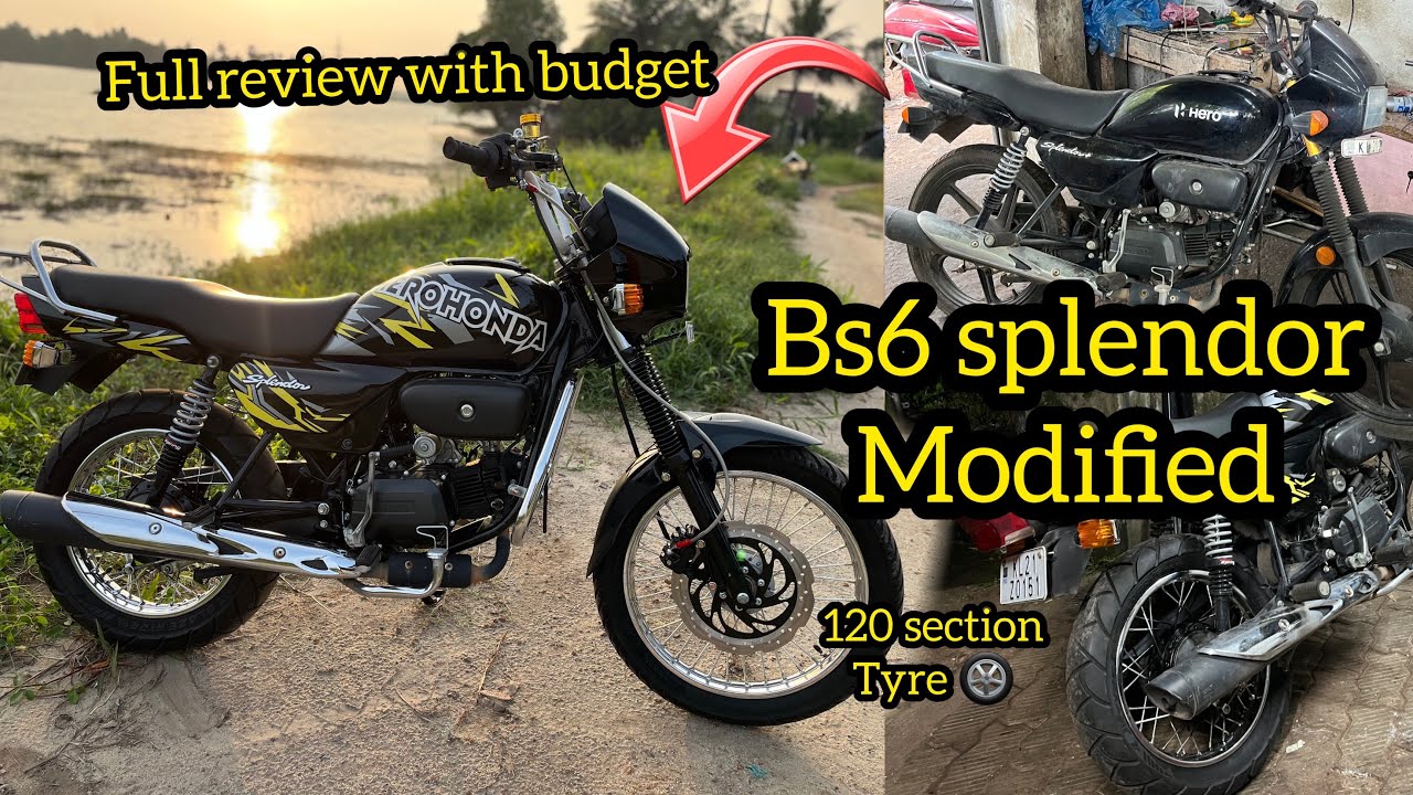 Splendor modified | bs6 splendor modified kerala hero splendor fully modified | hero Honda splendor