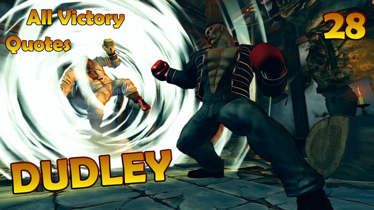 Dudley - All Victory Quotes ( ARCADE MODE ) - Ultra Street Fighter 4
