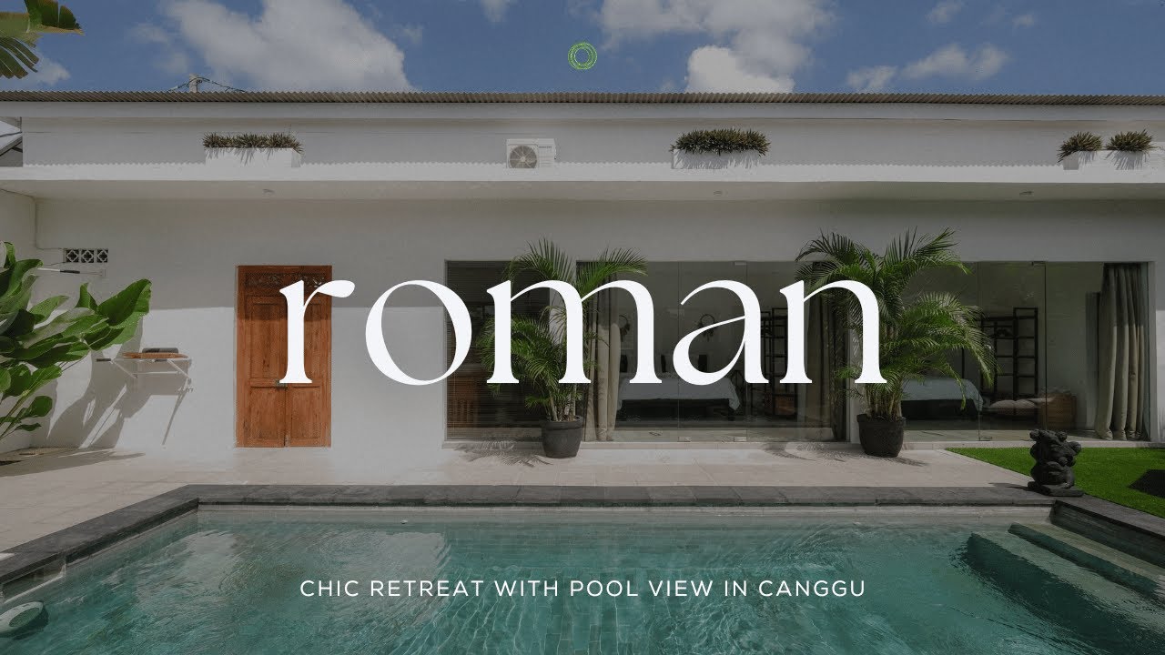 Villa Roman: Chic Retreat with Pool View in Canggu