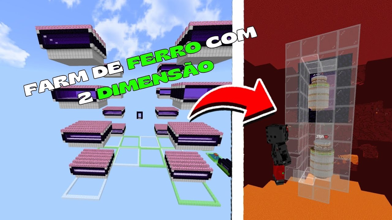 +7600 FERROS POR HORA / A MELHOR FARM DE FERRO ESTACAVEL DO MINECRFAT BEDROCK 1.21+ (TUTORIAL)