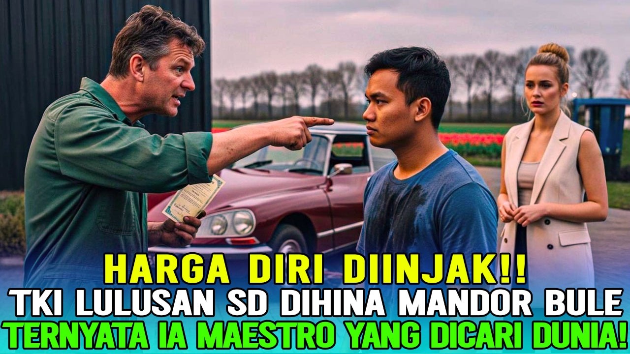 DIUSIR KARENA LULUSAN SD‼️ Mandor Belanda Sujud Malu Saat TKI Hidupkan Mobil 
