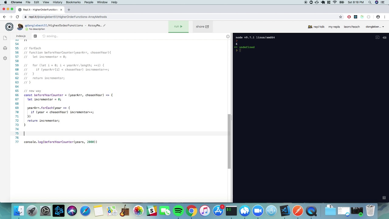 Higher Order Functions (forEach, map, filter, reduce) Tutorial