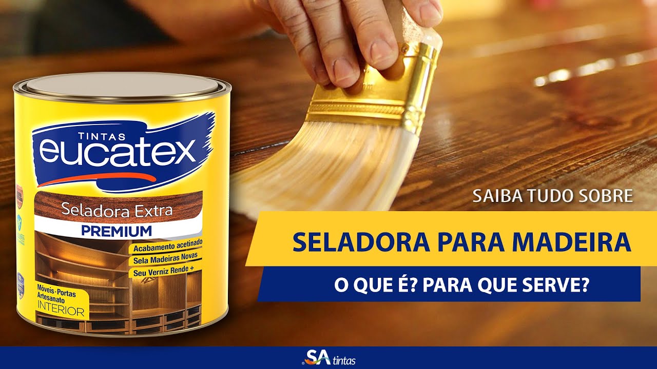 Saiba o que é Seladora Para Madeira e Para que Serve, Como Aplicar, Rendimento e Diluição. SA Tintas