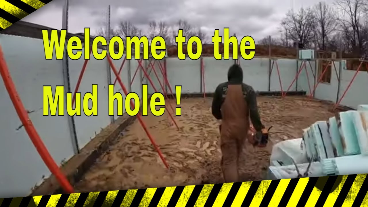 Pouring ICF basement walls in preparation for a second level ICF pour that's right going up