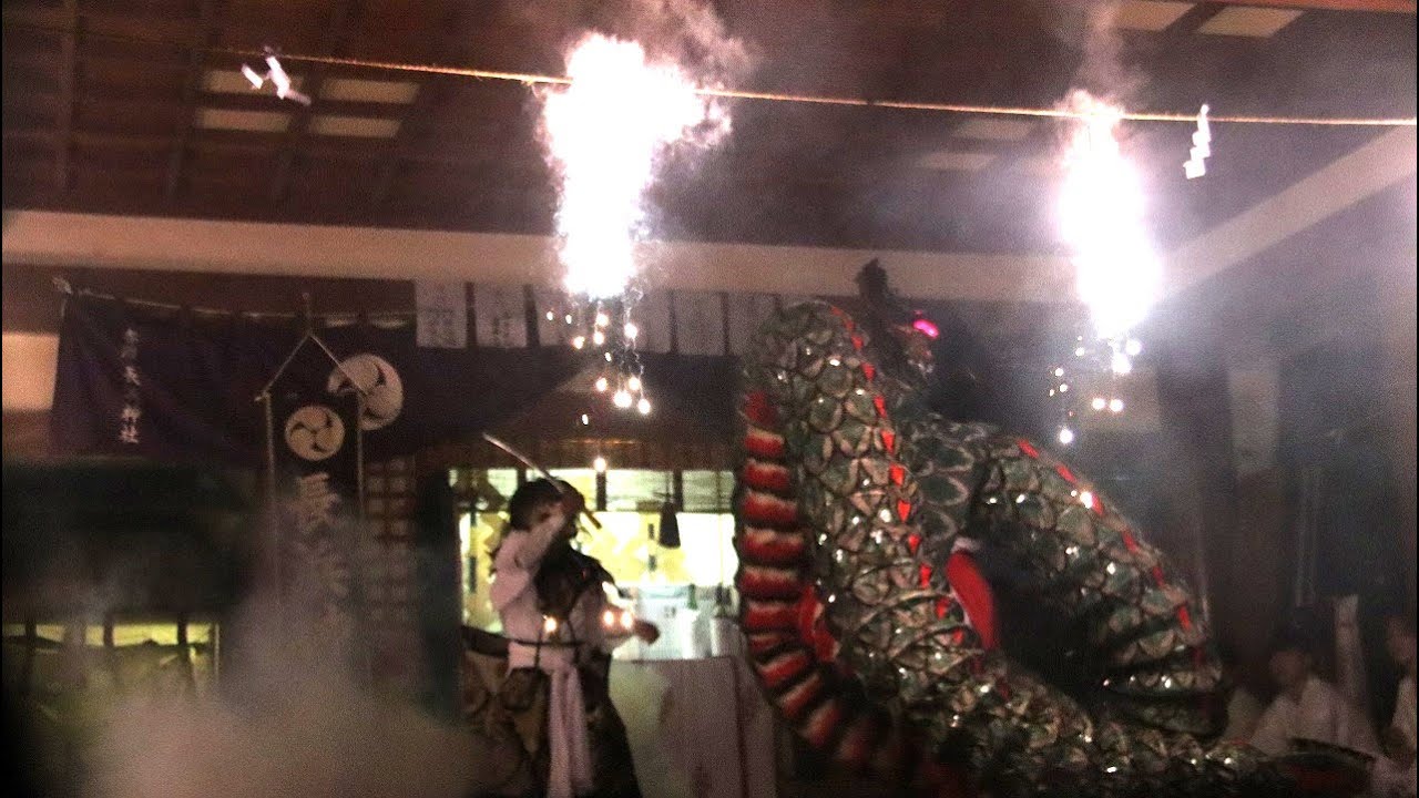 令和６年長濱神社夏季大祭　長浜神楽保存会『退治』『高屋大神』