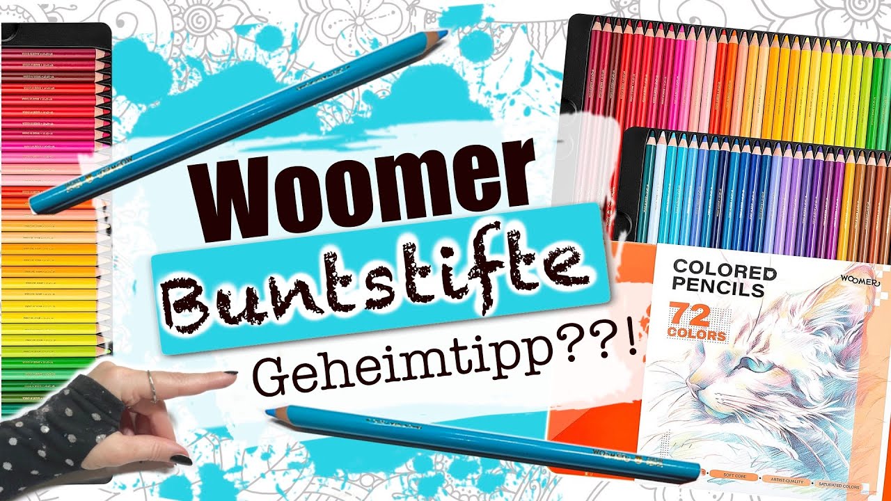 Woomer Buntstifte im ultimativen Test | Der ultimative Geheimtipp unter den günstigen Buntstiften?!