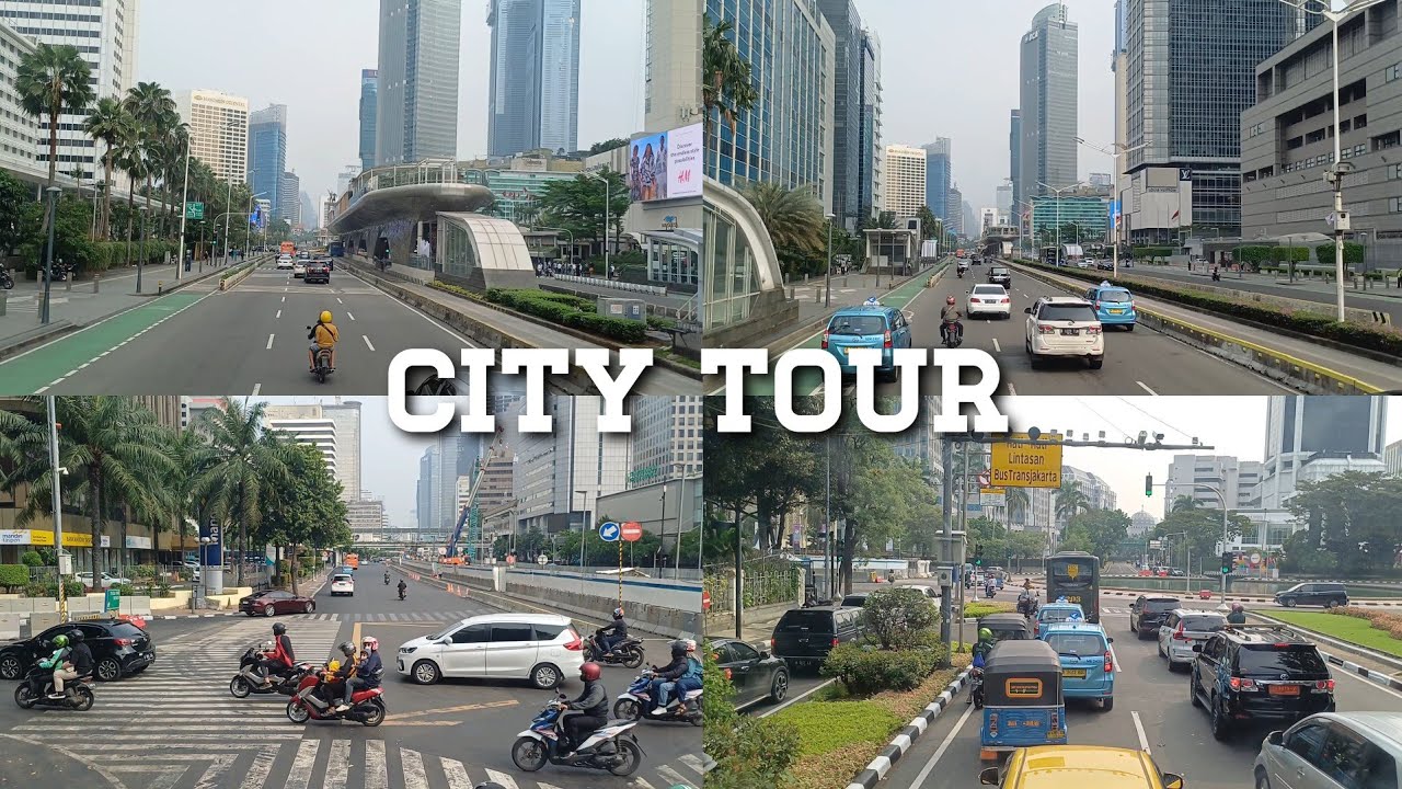 Jakarta, Indonesia 🇮🇩 🚍 City Tour Halte Masjid Istiqlal - Bundaran HI diiringi Suara Toddler