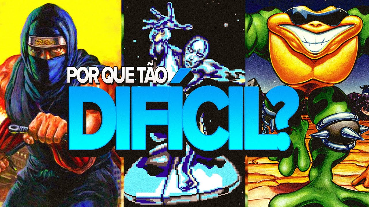 Por que JOGOS ANTIGOS eram mais DIFÍCEIS?