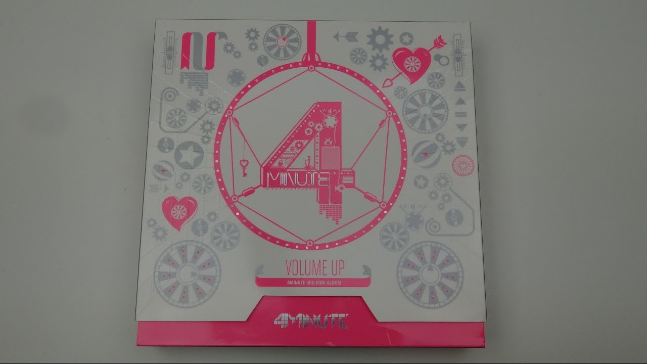 Unboxing 4Minute 포미닛 3rd Korean Mini Album Volume Up