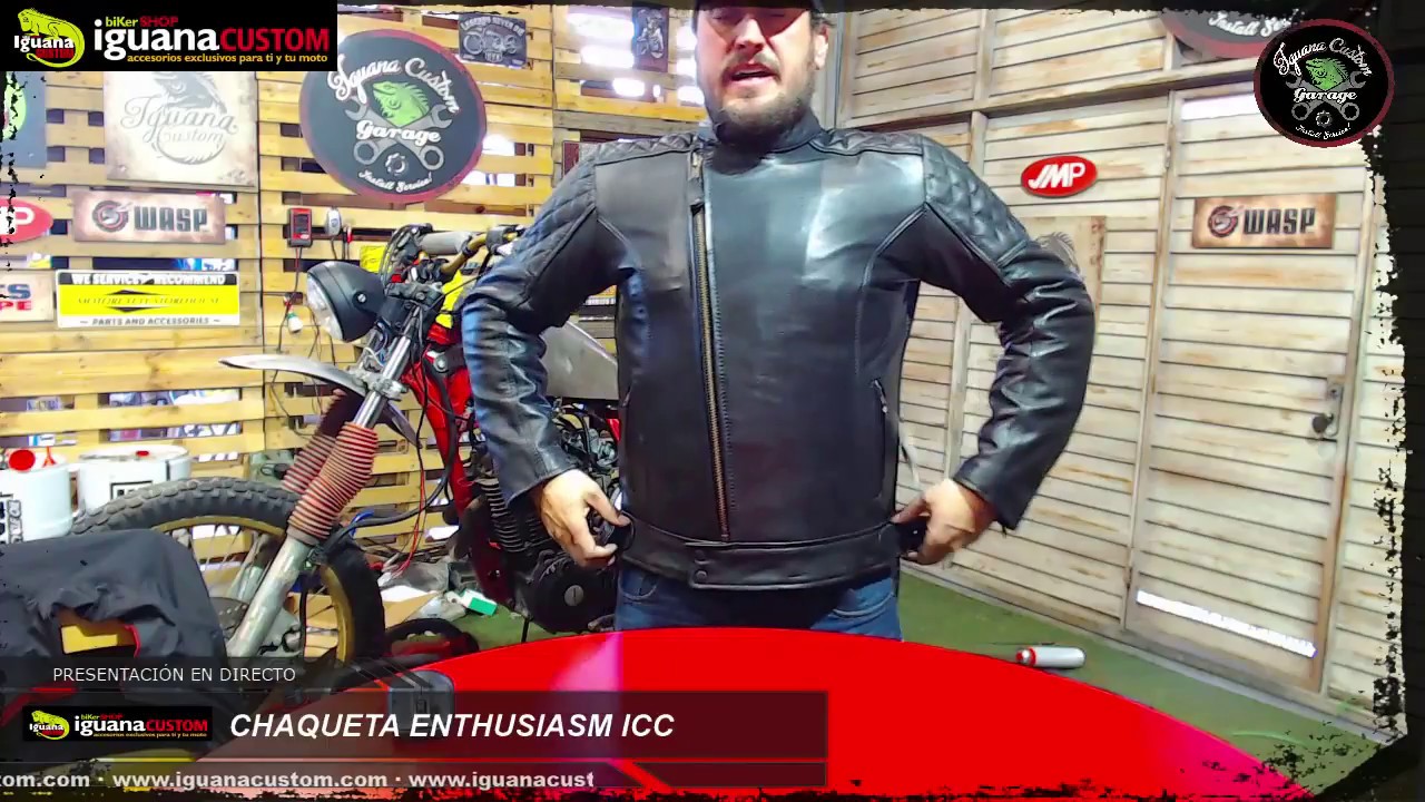 Presentación Chaqueta ENTHUSIASM by Iguana Custom Collection