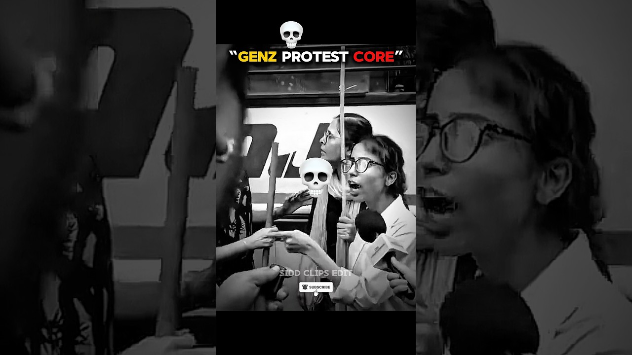&ldquo;GENZ PROTEST CORE&rdquo;🥶#shorts #protest