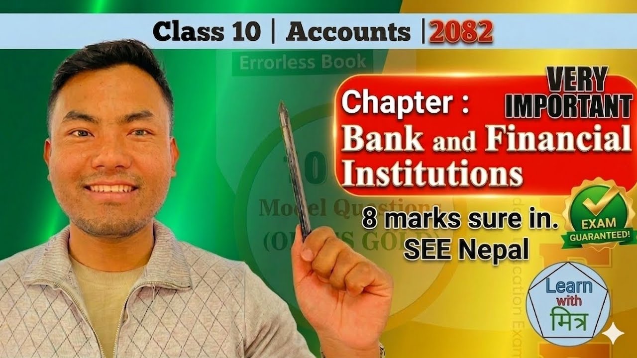 Class 10 Accounts: Financial Institution | Complete Chapter 🔥 in One Shot!