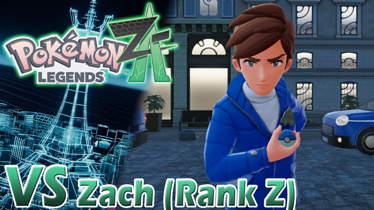 Pokemon Legends ZA - VS Zach! (Rank Z Promotion Match)