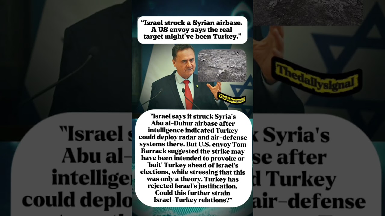 &ldquo;Israel&rsquo;s Strike, Turkey&rsquo;s Warning&rdquo; #worldnews #breakingnews #news #geopolitics