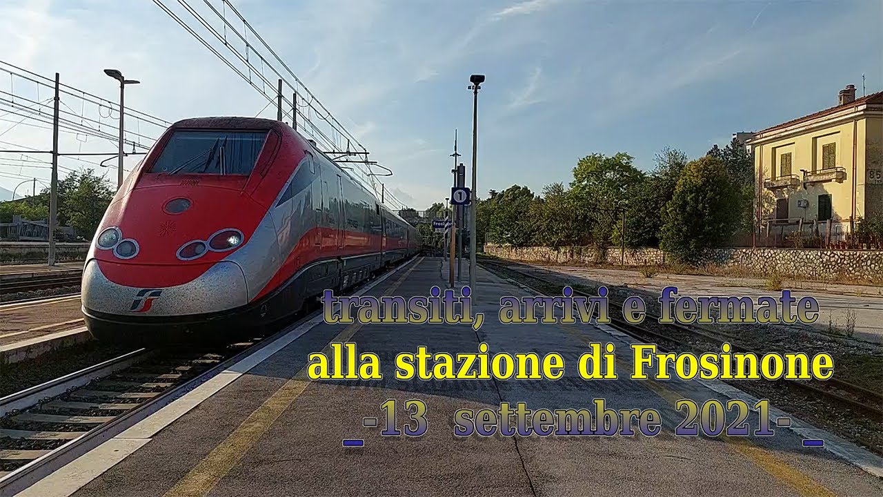 i treni di Frosinone e il frecciarossa AV 9539   13 settembre 2021