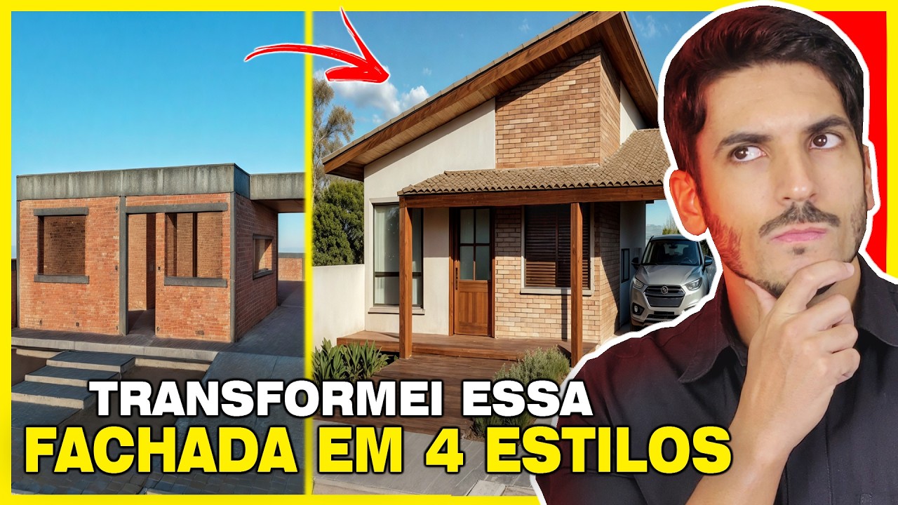 IDEIAS DE DECORA&Ccedil;&Atilde;O PARA FACHADA DE CASAS -  4 ESTILOS DE FACHADA