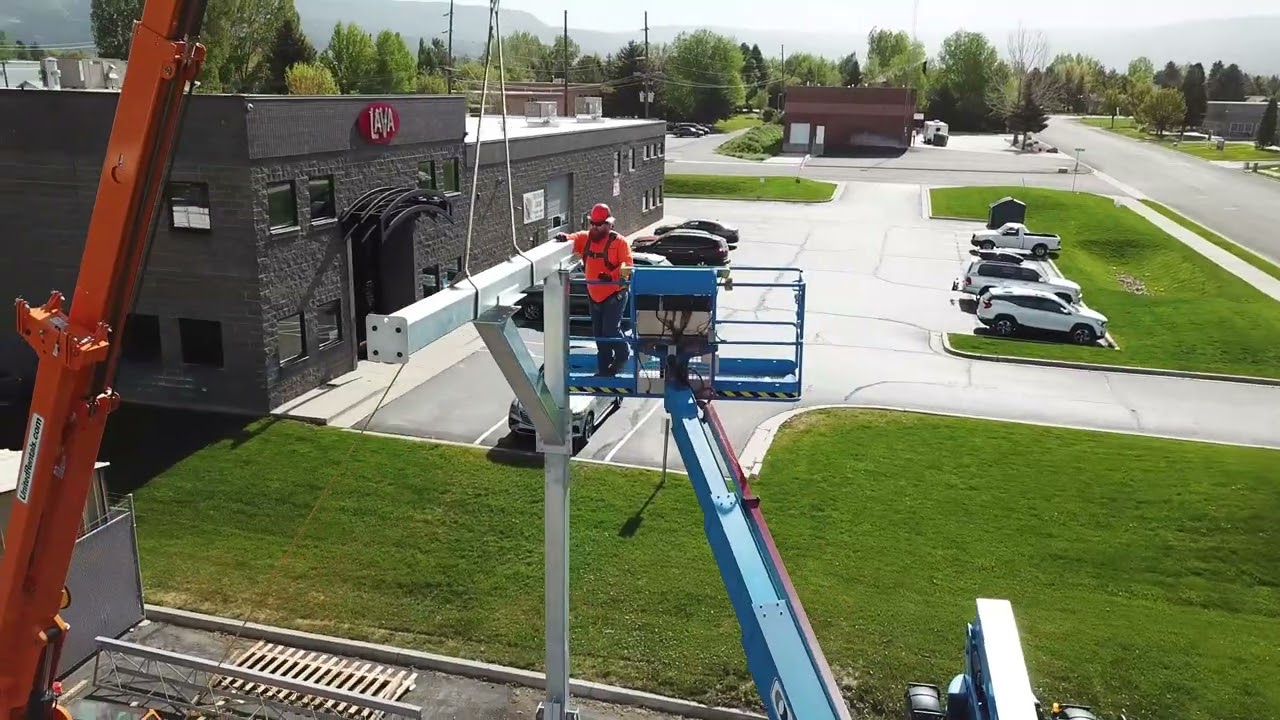 P20 Portable Overhead Fall Protection Install - Heber City, Utah