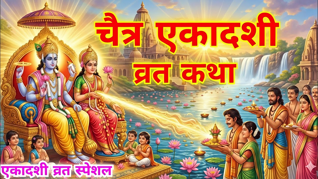 चैत्र एकादशी व्रत कथा | भगवान विष्णु एकादशी व्रत | Ekadashi Vrat Katha | Vishnu Bhakti Special #vrat