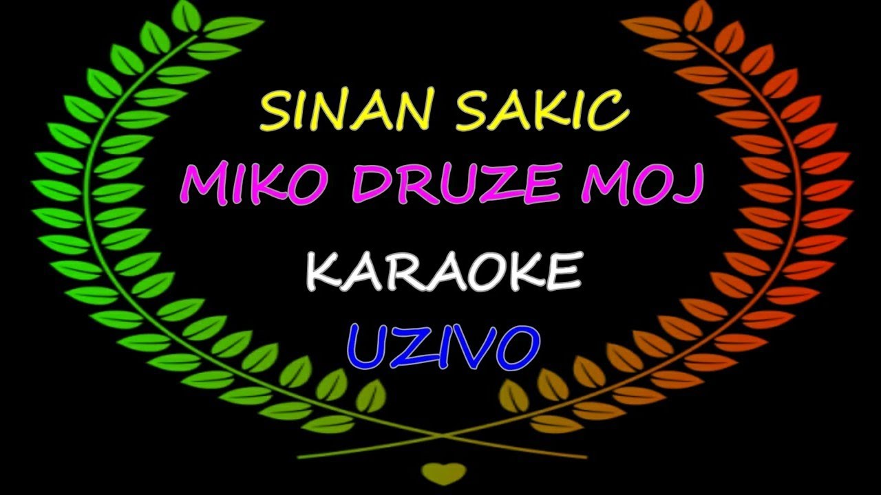 Sinan Sakic Miko druze moj (matrica)