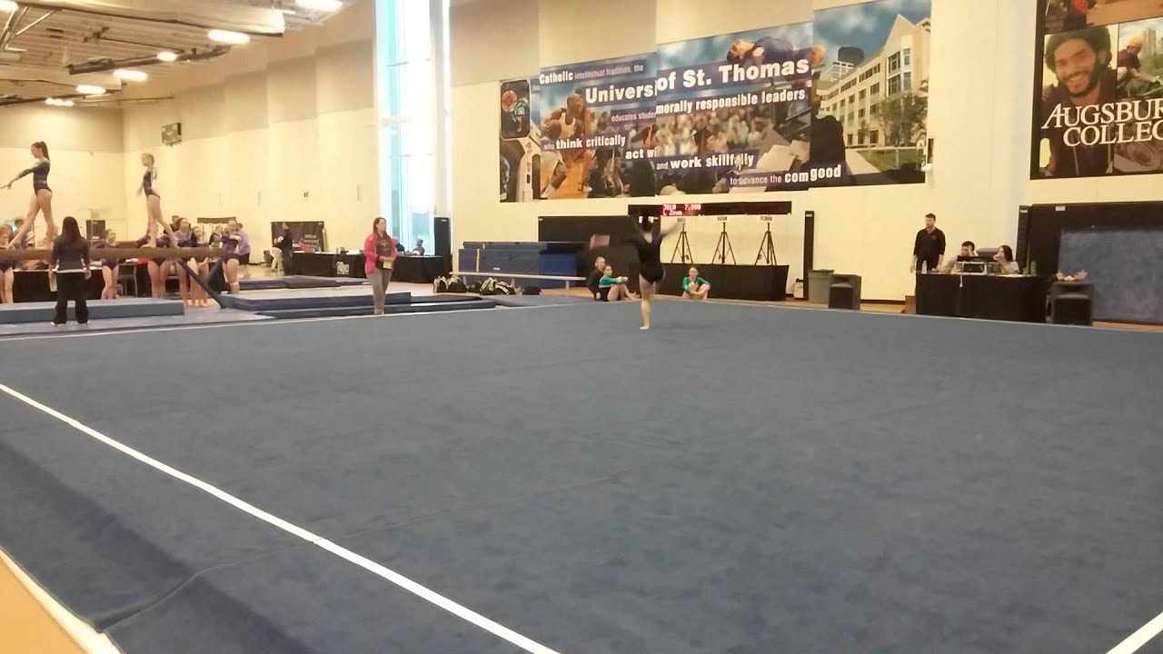 9.9 Xcel platinum floor routine