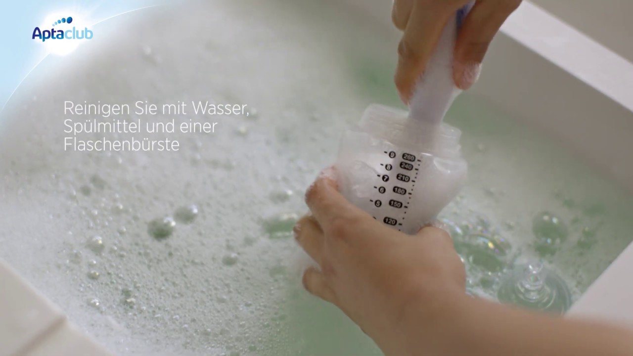 Tipps & Tricks wie du Babyflaschen richtig reinigst | Aptaclub Ratgeber