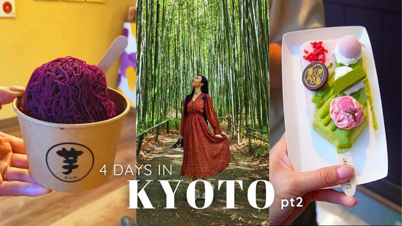 3 Must-Try Ice Creams in Kyoto 🍦 Bamboo Forest & Temples | Japan Travel Vlog