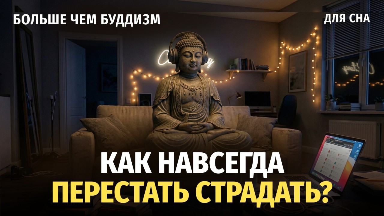 🧘‍♂️ Как навсегда перестать страдать? 60 ключей к свободе от тревог и страданий.🌙 Лекция для сна