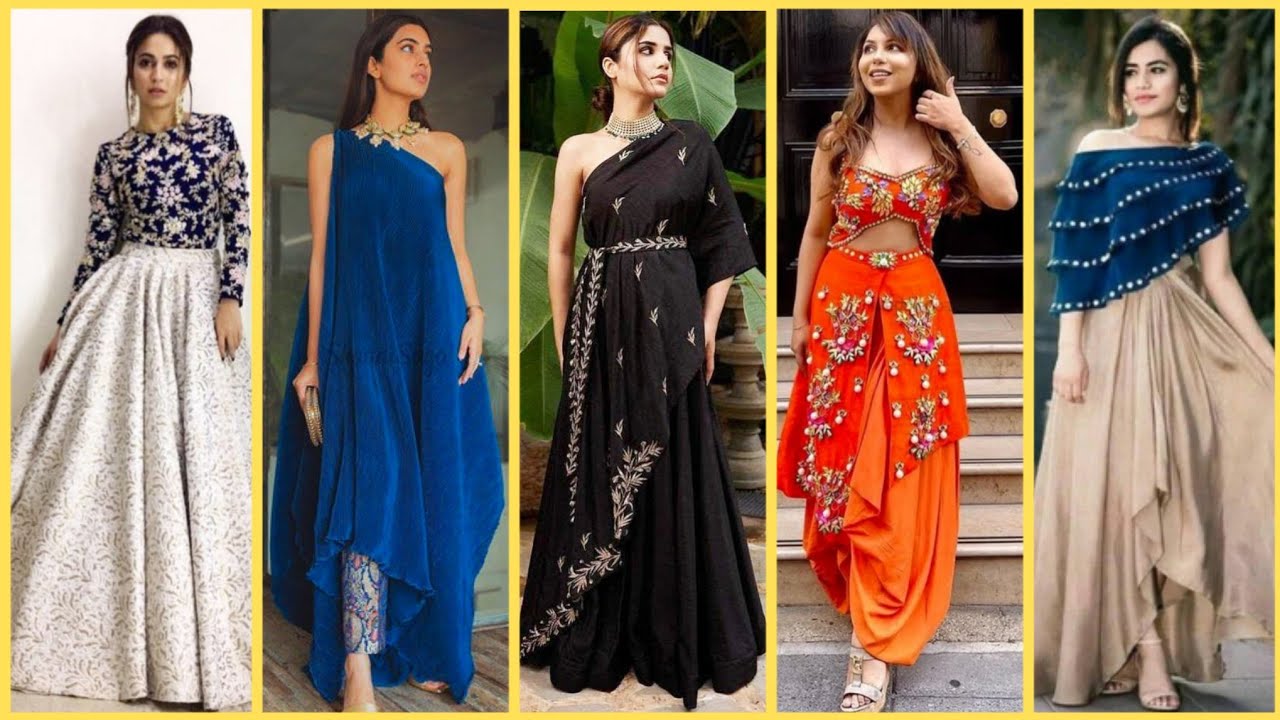 40+ Stylish Indo-Western style Outfit Ideas for Women | Indowestern Dress Design #design