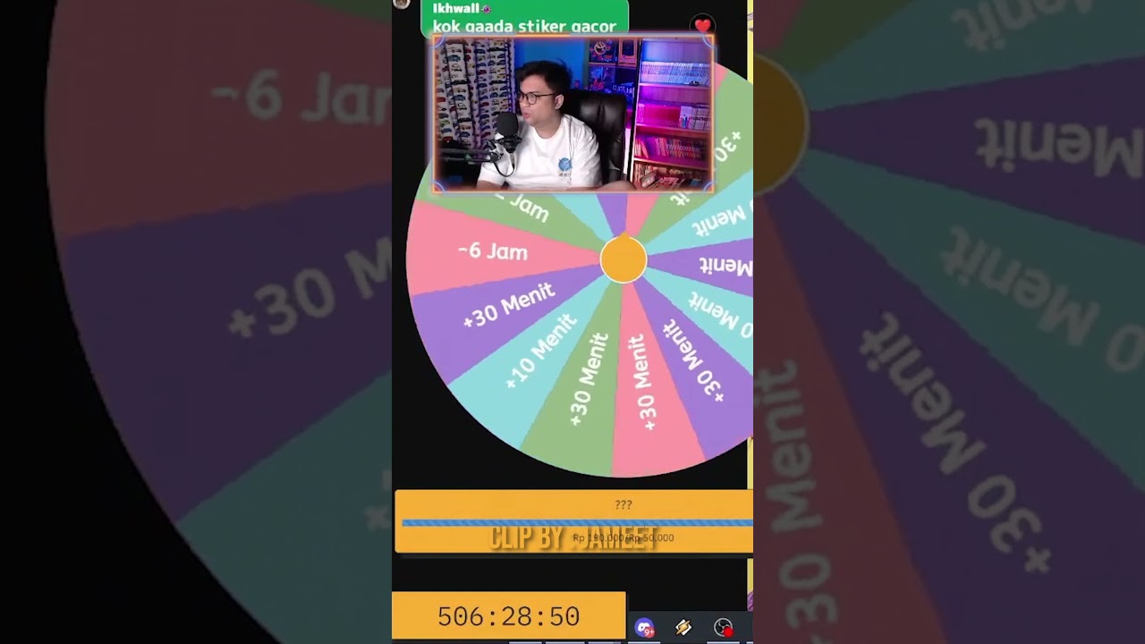 Baru dibilang wkwkwk 