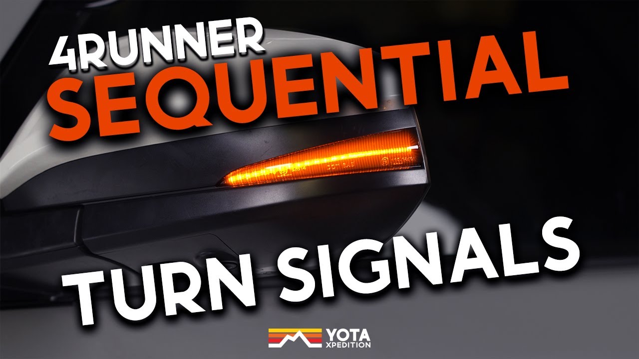 Установка последовательных поворотников на зеркала 4Runner | 2014–2023 | Yota X