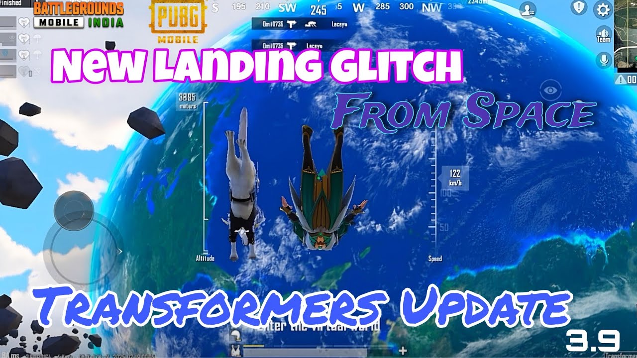 Space Landing Glitch In New Transformers Event | Step by Step Guide -Bgmi/Pubg | Mercyy