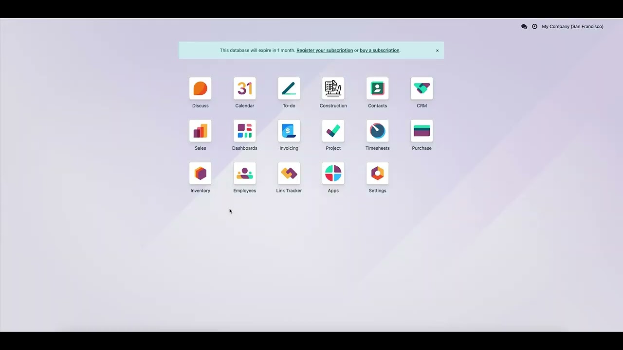 Comprehensive construction project management system (Odoo Custom)