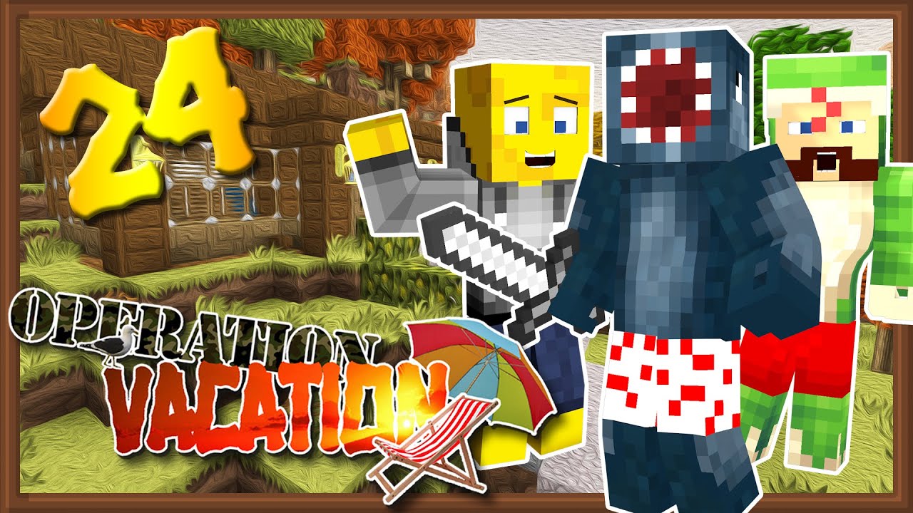Minecraft Operation Vacation w/ iBallisticSquid - Where Am I? #24 (Minecraft Attack of the B-Team)