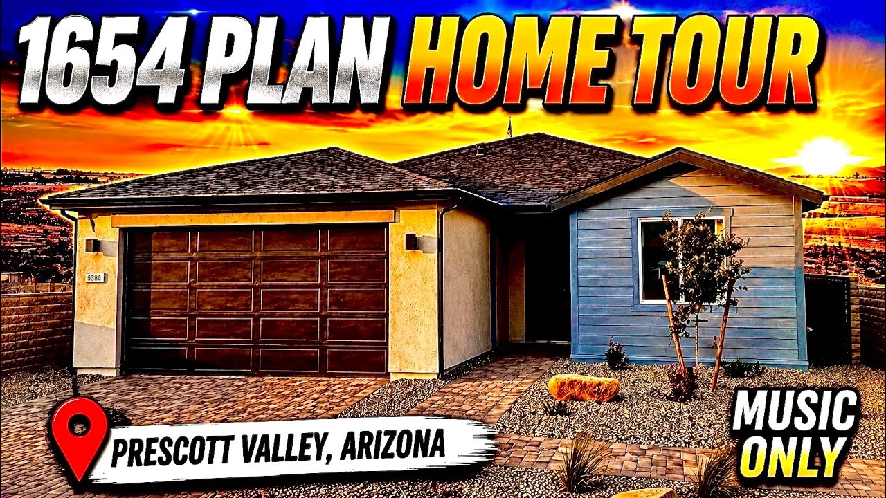 Model Home Tour ECCO Homes 1564 Plan in Jasper 7 Prescott Valley AZ