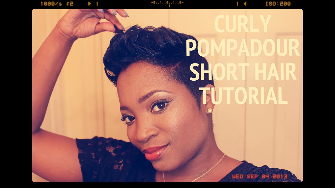 [Bruno Mars Inspired] Curly Pompadour Short Hair Tutorial