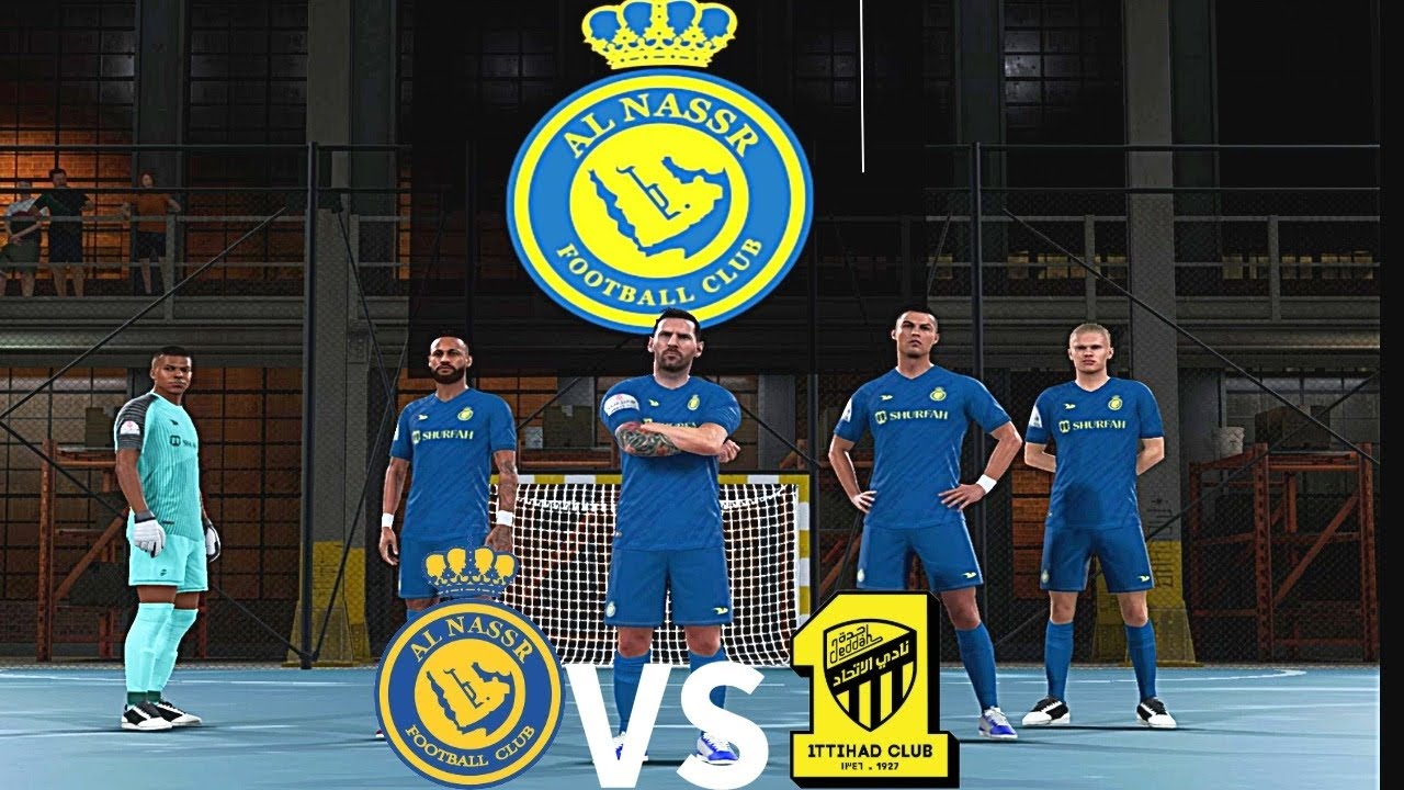 FIFA 23 VOLTA 🔥 AL NASSR vs AL ITTIHAD | Ronaldo Mbappé Haaland Messi Neymar ALL STARS Match!