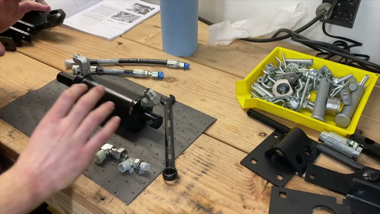 John Deere X758 3 Point Retro Fit Kit Install - Prep for 3 Point Install