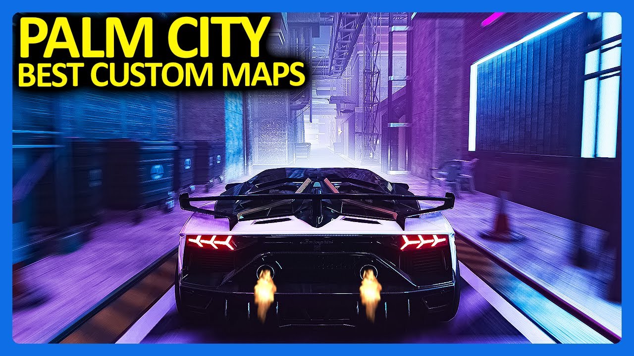 Forza Horizon 5 : AMAZING Palm City Map!! (FH5 Best Custom Maps)