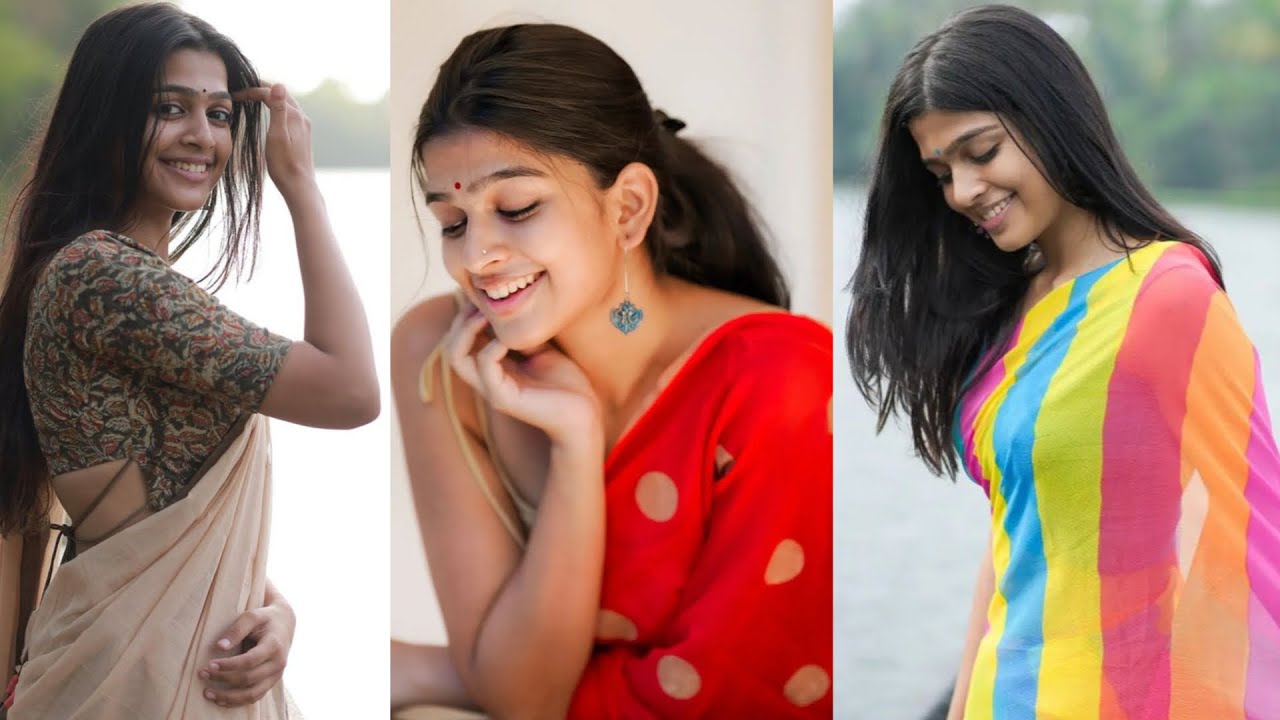 Most Beautiful Ananthika SanilKumar Hot Saree Photoshoot Video | Ananthika Gorgeous Stunning Looks